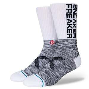 Stance SNEAKER FREAKER X INFIKNIT™ CREW SOCKS Men's Size Large 9-13 NWT White
